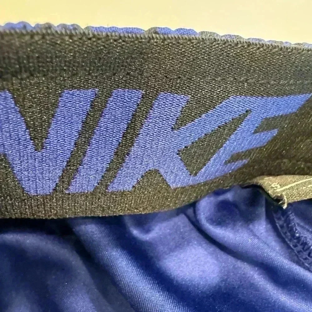 Nike Dri fit mens size small royal blue & black shorts